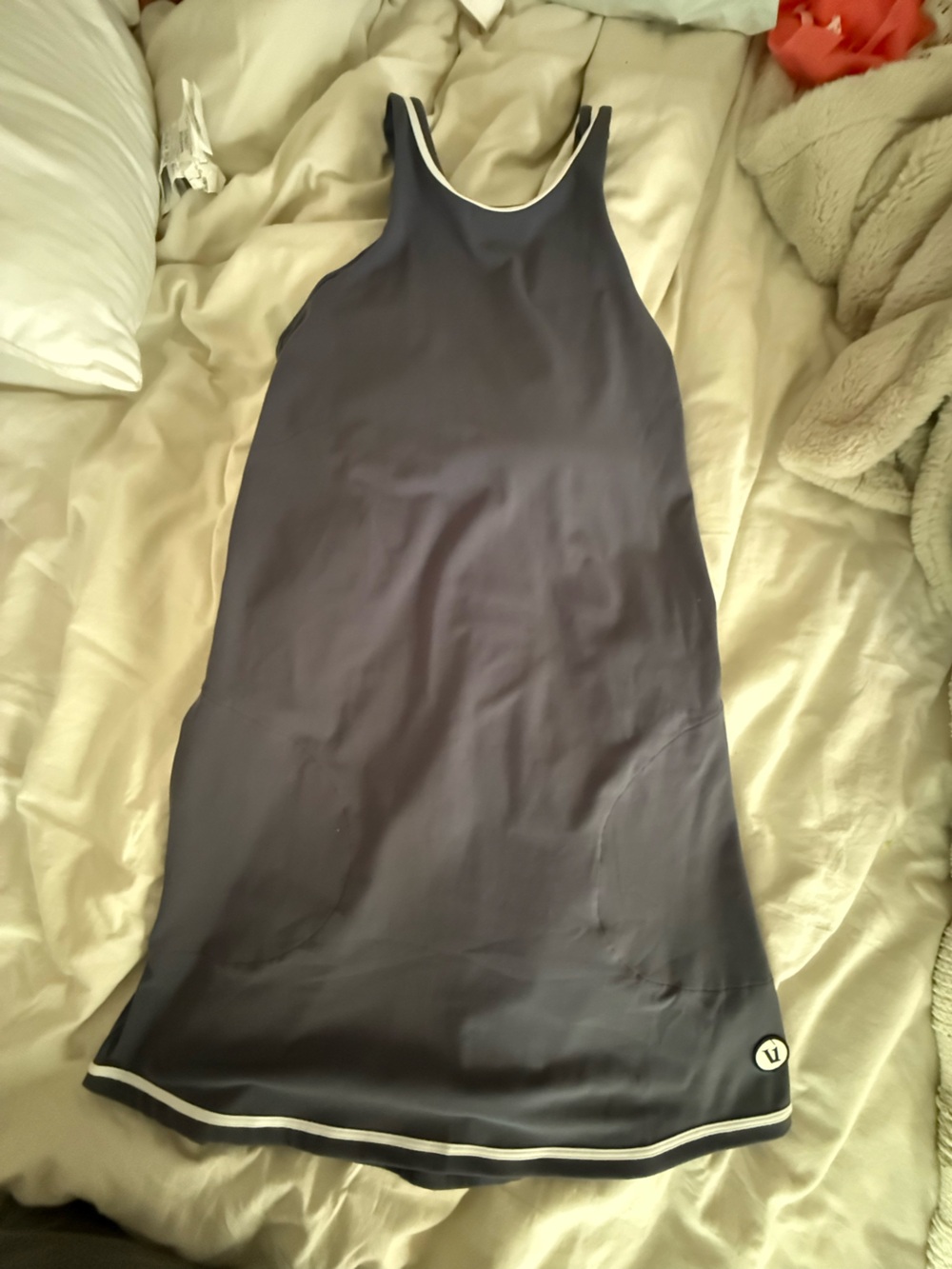 Vuori Volley dress, azure blue, size XS